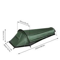 Mountaincattle Single Layer Camping Tent For Backpacking Hiking Bushcrafter